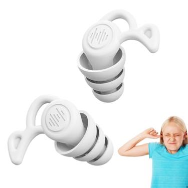 Imagem de Rrlihjgu Tampões para os ouvidos para natação, tampões para os ouvidos para redução de ruído | 1 par de tampões de ouvido de silicone macio reutilizáveis para dormir - Tampões de ouvido protetores