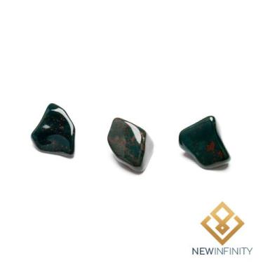 Imagem de 3 pedras Roladas de Jaspe Sanguíneo Rolada Cristal Natural 2cm Saúde e