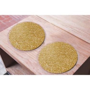 Imagem de Kit 4 Capas Sousplat + Base MDf 35cm Estampa-SP007 - Fabrika de Festa,