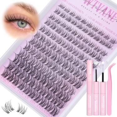 Imagem de Kit de extensão de cílios wtvane Wispy Lash Clusters 8-16mm