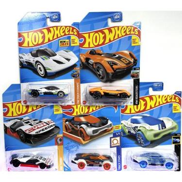 Imagem de Pacote de 5 Toy Hot Wheels Random Track Stars Track Champs 1:64