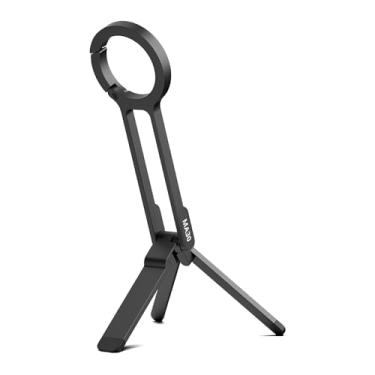 Imagem de Mini Tripé Magnético Ulanzi MA30 para Smartphone Preto - Tripé Dobrável, Porta-Mosquetão, Ideal para Vloggers e Cineastas