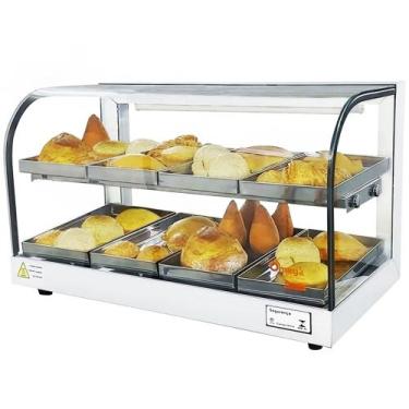 Imagem de GD8 - Estufa Gama para salgados 8 bandejas Dupla Branca - 127V - Omega