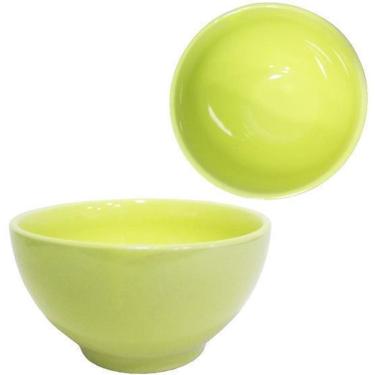 Imagem de Tigela Cumbuca De Porcelana Bowl Amarelo 500Ml