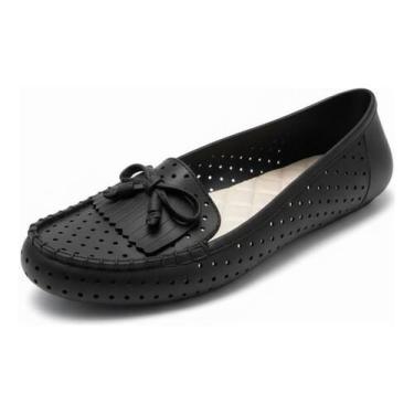 Imagem de Mocassim Feminino Sapatilha com Laço Confortável Estável Antiderrapant