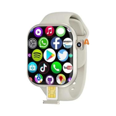 Imagem de Smartwatch 4G LTE S10 plus 256GB Com Cartão SIM 4G/5G, GPS, WiFi, Tela
