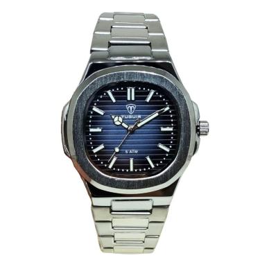 Imagem de Relógio Tuguir Masculino Ref: Tg30442 Casual Retangular Prateado