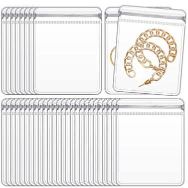 Imagem de Sacos transparentes de plástico para joias Epakh 200 unidades (6 x 8 c