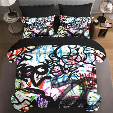 Imagem de Conjunto de edredom WeCozy Queen Size com 2 fronhas e 2 fronhas