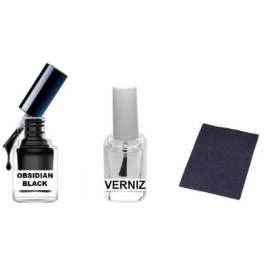 Imagem de Kit Tinta Retoque Tira Risco BYD Obsidian Black - Preto - T-ObsidianBl