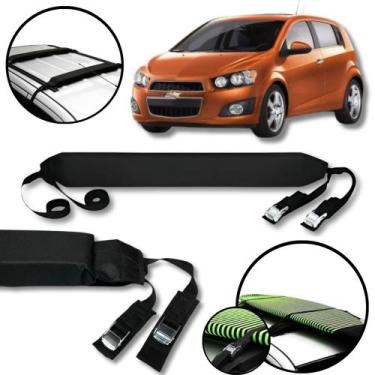Imagem de Rack Teto Prancha Surf Carro Com Cinta Chevrolet Sonic - BR18