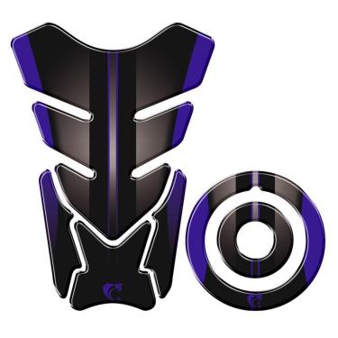 Imagem de Adesivo Protetor Tanque E Bocal Moto Yamaha Azul