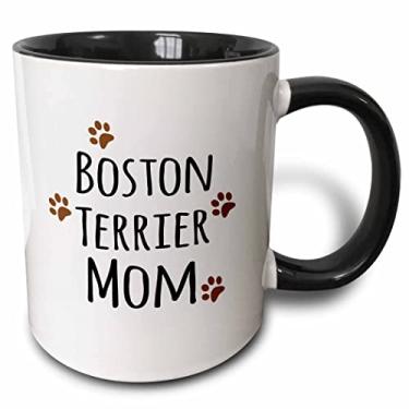 Imagem de 3dRose Caneca para mãe de cachorro Boston Terrier 154081_4, 325 ml, preta
