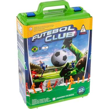 Imagem de Jogo Futebol De Botão Maleta Club Seleção Brasil X Argentina - Gulliver 1962