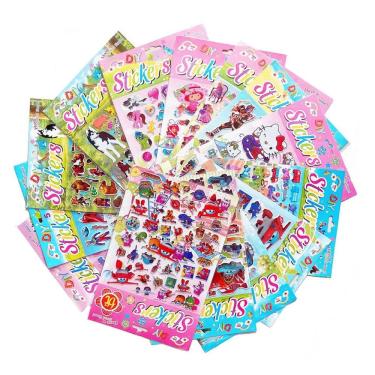 Imagem de Adesivos fofos Super Wings, PVC, decoração DIY, 10 folhas