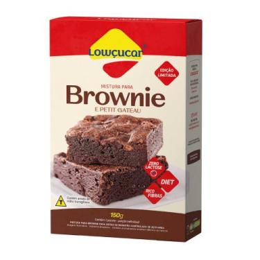 Imagem de Mistura para Brownie e Petit Gateau Zero Lactose 150g - Lowçucar