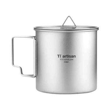 Imagem de Copo De Chá E Café Portátil De Titânio Leve E Dobrável Para Camping, C