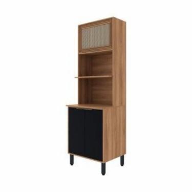 Imagem de Torre Quente Thalita - 3 Portas Espaco Para Forno E Micro-ondas - Moveis Sul