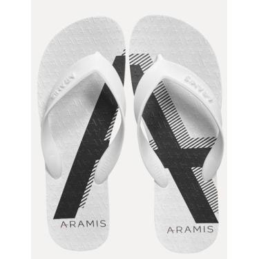 Imagem de Chinelo Aramis Masculino ARM1155 Tent Branco Tamanho Calçado:41/42