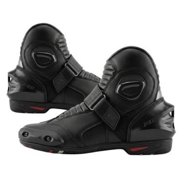 Imagem de Bota X11 Race Sport Cano Curto em Couro Motociclista, 41