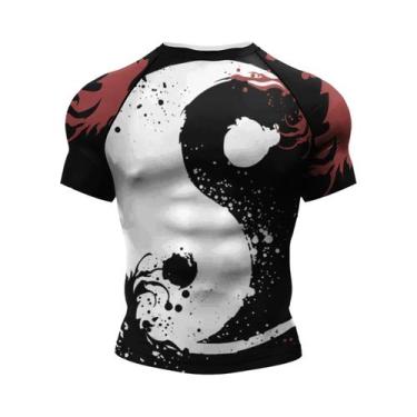 Imagem de Camiseta De Verão Masculina Para Grappling Cody Lundin Sublimação BJJ 