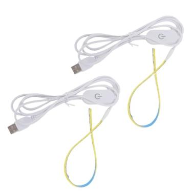 Imagem de GOTOTOP Faixa de Luz Led para Impressora 3d, 2 Peças, Interruptor de Controle de Luz Branca 6500k e Suporte Adesivo Forte para Impressora 3d Kobra 3 Combo