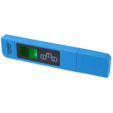 Imagem de Phefop Medidor Digital Portátil TDS EC Caneta Testador de Qualidade da água, Medidor Digital Portátil TDS EC de Condutividade Elétrica Com Tela LCD para água Potável Aquário Tanques de Peixes