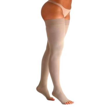 Imagem de Meia Sigvaris 7/8 Select Comfort 30-40mmHg 863AAF Plus Size, Natural, 
