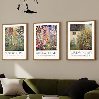 Imagem de Pôster de arte moderna em tela sem moldura, impressões coloridas de flores silvestres, arte de parede de jardim rústico para corredor da sala de estar do quarto, decoração de inverno. (Observação: sem