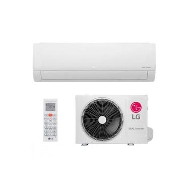 Imagem de Ar Condicionado Split Inverter LG Hi Wall DUAL Compact +AI 12000 BTUs Frio S3Q12JAQAL