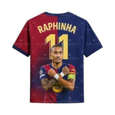 Imagem de Tênis Masculino E Feminino 11  Camisa De Torcedor Raphinha Impressão 3
