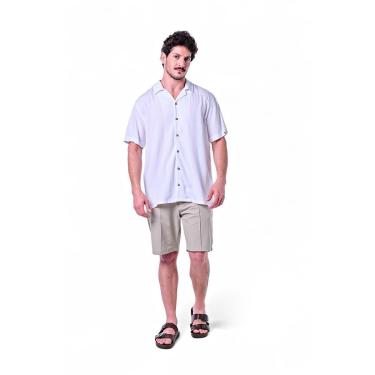 Imagem de Camisa Masculina Manga Curta Gola Hawaii-Masculino