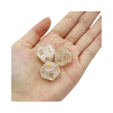 Imagem de Dado De Astrologia Personalizado D12 De Alta Qualidade Em Acrílico Com