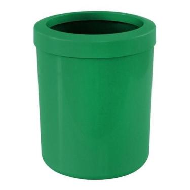 Imagem de Lixeiras Em Plástico Com Aro 12 Litros Home Ou Office Cor:Verde - jsn