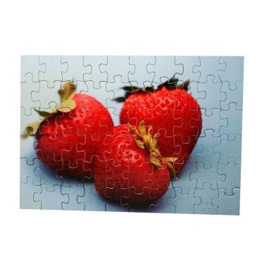 Imagem de Kit 4 Quebra-cabeças 40 Peças Frutas Cognitivo Educativo