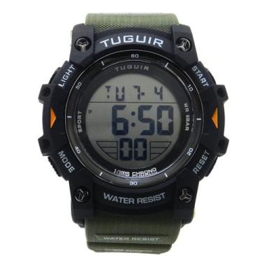 Imagem de Relógio Masculino Tuguir Digital TG30455 Preto e Verde