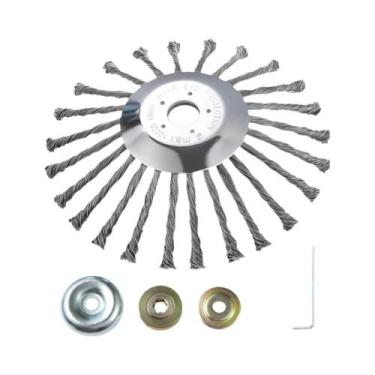 Imagem de Escova De Aço De 10 Polegadas Para Jardinagem, Removedor De Ferrugem, 