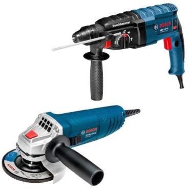 Imagem de Esmerilhadeira Angular GWS850 com Martelete Perfurado 820W GBH2 24 D 2