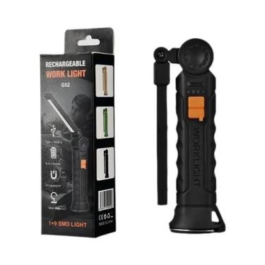 Imagem de Lanterna De Trabalho LED COB 450LM Com USB-C Magnético 360 graus Lante