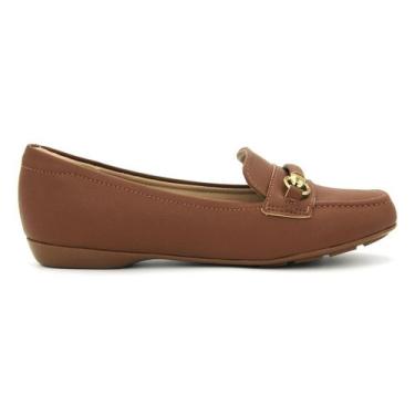 Imagem de Sapato Feminina Modare 7016.1004 Social Lofter Conforto Leve, 36, Marr
