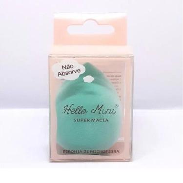 Imagem de Esponja Maquiagem Microfibra Blender Gota P/ Base Hello Mini