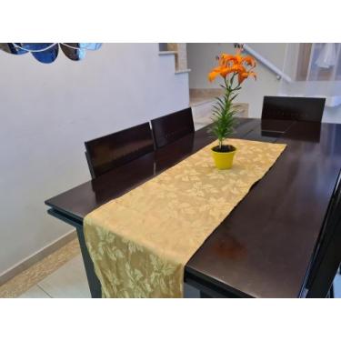 Imagem de Caminho Trilho De Mesa Tecido Jacquard 1,40x0,40 Decoração - Admirare,