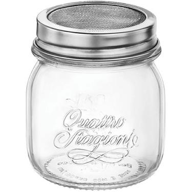 Imagem de Polvilhador Qstagioni Bormioli Rocco 9x9x9cm Vidro Transparente 250ml 
