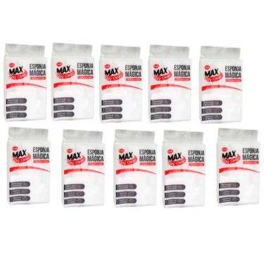 Imagem de KIt c/10 Esponja Mágica Bucha Melamina Tira Mancha Esfregao