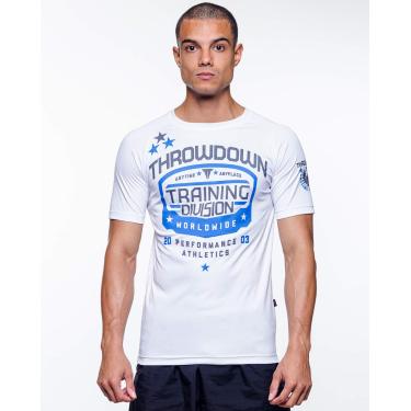 Imagem de Throwdown Camiseta MMA - Division Adulto unissex, G, Branco