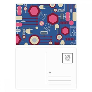 Imagem de Tomada de soquete padrão diagrama de circuito, conjunto de cartão postal de aniversário cartão de agradecimento