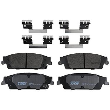 Imagem de TRW Conjunto de pastilhas de freio a disco Pro TRM1707 para Chevrolet Silverado 1500 2014-2018, traseira e outras aplicações