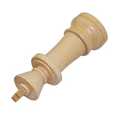 Imagem de Pen Drive USB em forma de xadrez internacional de madeira de 128 GB, pen drives USB Stick de memória, pen drive USB 2.0, pen drive, armazenamento externo (branco)