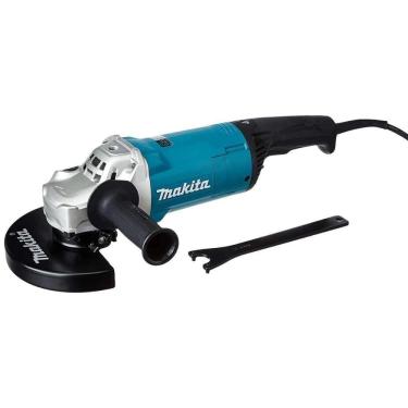 Imagem de Esmerilhadeira Angular 180mm Industrial 2200w Com Punho Lateral E Chave Ga7061r 220v Makita