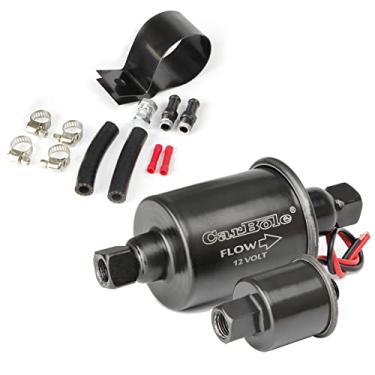 Imagem de Bomba de combustível de 12 volts, bomba de combustível elétrica universal 5-9 PSI, 30GPH, tamanho da mangueira de 5/16 polegadas (entrega de gasolina e diesel)